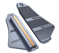 GRAUGEAR HeatPipe - Dissipatore di calore per M.2 NVMe SSD 22110, 2280, 2260, 2242, 2230, adatto per espansione della memoria PlayStation®5, 4 dischetti termici inclusi G-PS5HS04