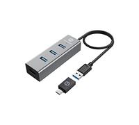 GG 18027 - Hub a 4 porte USB 3.0, 4x A, alluminio