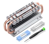 GRAUGEAR M.2 NVMe SSD (2280) Heatpipe Heatsink, Silent Cooler, Reduces Temperatu