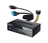 GrauGear Multi Frontblende+ Kartenleser USB SD Micro G-MP03CR-AU
