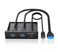 GG 18030 - USB 3.1, hub Bay a 3 porte, 2 USB 3.0 A, 1 USB 3.1 C, nero