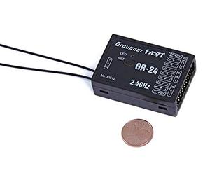 Graupner 33512 - Ricevente GR-24 HoTT, 2.4 GHz, 12 canali