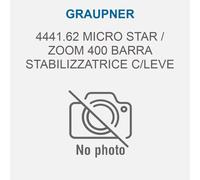 Graupner Micro Star / Zoom 400 barra stabilizzatrice c/leve