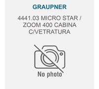 Graupner Micro Star / Zoom 400 cabina c/vetratura
