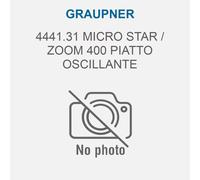 Graupner Micro Star / Zoom 400 piatto oscillante