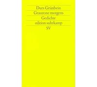 Grauzone morgens: Gedichte: 1507
