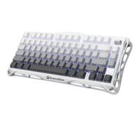 GravaStar Mercury K1 75% Tastiera Gaming Meccanica Wireless-Bianco Sfumato
