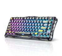 GravaStar Mercury K1 Lite 75% Tastiera Gaming Meccanica-Nero Trasparente