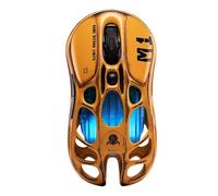 GravaStar Mercury M1 Pro Mouse Gaming Wireless,Magnesio,Battle Worn Yellow