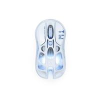 GravaStar Mercury M1 Pro Mouse Gaming Wireless, Magnesio, Blu Ghiaccio