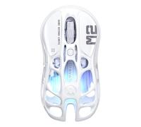 MOUSE DA GAMING GRAVASTAR Mercury M2, Tasti: 5, Bluetooth 5.1, senza fili 2.4 GHz, Cablata, Collegamento 1x USB-C, Bluetooth 5.1, senza fili 2.4 GHz, Risoluzione max 26000 dpi, forma ergonomica, Bianc
