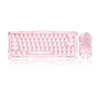 GravaStar Pink Gaming Bundle - Tastiera V60 + Mouse Wireless M2 | Tastiera Hall Effect 60% Rapid Trigger 8000Hz + mouse wireless PAW3395 26000 DPI, design rosa coordinato con RGB