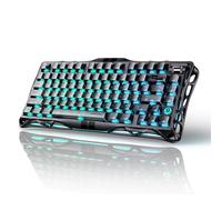 GravaStar Tastiera Mercury V75 HE, tastiera da gioco con interruttore magnetico effetto Hall 75%, polling 8000 Hz, 0,005RT, USB-C cablata, retroilluminazione RGB, azionamento regolabile, telaio in
