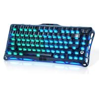 GravaStar Tastiera Mercury V75 HE, tastiera da gioco con interruttore magnetico effetto Hall 75%, polling 8000 Hz, 0,005RT, USB-C cablata, retroilluminazione RGB, azionamento regolabile, telaio in