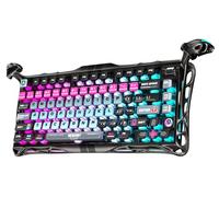 GravaStar V75 Pro Tastiera Gaming HE con cavo, Switch Magnetici Hall Effect, Rapid Trigger 0,005mm, Polling Rate 8KHz,Tastiera Meccanica 75% RGB, Attuazione Regolabile, Alluminio (Cyberpunk)