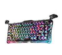 GravaStar V75 Pro Tastiera Gaming HE con cavo, Switch Magnetici Hall Effect, Rapid Trigger 0,005mm, Polling Rate 8KHz,Tastiera Meccanica 75% RGB, Attuazione Regolabile, Alluminio (Grafite Neon)