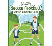 Gravax Soccer Football Sketch Coloring Book