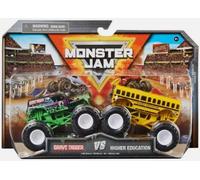 GRAVE DIGGER + ISTRUZIONE SUPERIORE Serie 17 Monster Jam Trucks Auto Die-cast...