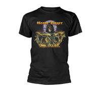 GRAVE DIGGER - KNIGHTS OF THE CROSS BLACK T-Shirt, Front & Back Print Large
