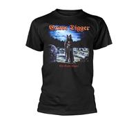 GRAVE DIGGER - THE GRAVE DIGGER BLACK T-Shirt, Front & Back Print Medium