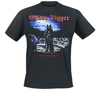 Grave Digger The Uomo T-Shirt Nero XXL 100% Cotone Regular