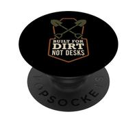 Gravedigger Cimitero Operaio Scavare Graves Graveyard Crew PopSockets PopGrip Adesivo
