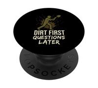 Gravedigger Cimitero Operaio Scavare Graves Graveyard Crew PopSockets PopGrip Adesivo