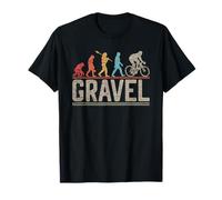 Gravel Bike Evolution Persone Ciclismo Bicicletta Divertente Maglietta