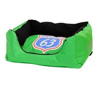 Gravel Dogs Technology Divano Motors Large Letto per Cane, Verde, 75 x 50 x 35 cm