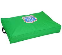 Gravel Dogs Technology Divano Motors Medium Letto per Cane, Verde, 80 x 60 x 15 cm