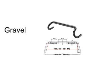 GRAVEL MANUBRIO CANOTTO ATTACCHI MANUBRIO GRAVEL BKO