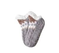 Gravidanza Senza Cuciture Slipper Socks Soft Slipper Socks With Slip Thickening Winter Adult Bottom Glue Warm Socks Warm Fuzzy Socks For Indoor Home Bambino Rosso E Blu, grigio, Taglia unica
