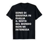 Gravina in Puglia Simpatica Uomo Donna Bambino Souvenir Maglietta