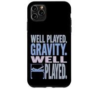 Gravità ben giocata ben giocata - Piede gamba rotta divertente Custodia per iPhone 11 Pro Max