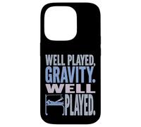Gravità ben giocata ben giocata - Piede gamba rotta divertente Custodia per iPhone 14 Pro