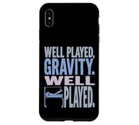 Gravità ben giocata ben giocata - Piede gamba rotta divertente Custodia per iPhone XS Max