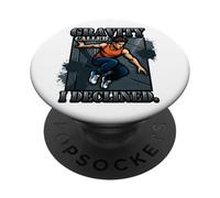 Gravità chiamata ho rifiutato Parkour Freerunning PopSockets PopGrip Adesivo