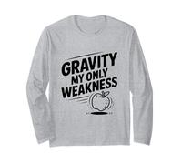 gravità La mia Unica debolezza Divertente Nerd Scienza Maglia a Manica