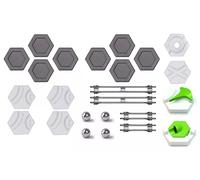 Gravitrax Expansion Pack Ufficiale Parti Rails Binari Angoli x8 Rialzi Sfere x24
