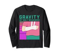 Gravity Broken Bone Recovery Doctor Cast Scherzo umoristico Maglia a Manica