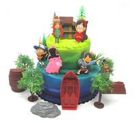 Gravity Falls Deluxe Birthday Cake Topper Set con personaggi di gravit e accessori a tema (design unico)