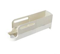 Gravity Feed - Dispenser per lattine per 5 lattine, corpo trasparente che consente una rapida valutazione dell'inventario in ambienti domestici o commerciali (bianco)