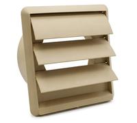 GRAVITY GRILLE 125MM ROUND SPIGOT - BEIGE by Kair
