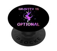 Gravity is Optional Fly Aerial Hoop Aerial Hoop Silks Lyra Circus PopSockets PopGrip Adesivo