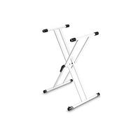 Gravity KSX 2 W - Supporto tastiera a X, doppio, bianco