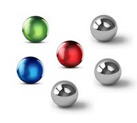 Gravity Maze Palline Originale Biglie Gioco Ricambio Verde Rosso Blu Oro Argento