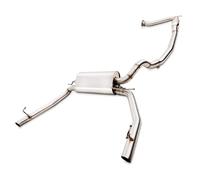 Gravity Performance Impianto di scarico Catback da 7,6 cm compatibile con Honda Civic FN2 2.0 Type R 2005-2011 modelli in acciaio inox Cat Back Exhaust Upgrade