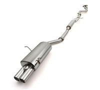 Gravity Performance Sistema di scarico posteriore collettore da 7,6 cm, compatibile con BMW Serie 3 E46 4 cilindri 316/318 1998-2006, sistema di scarico ad alte prestazioni in acciaio inox