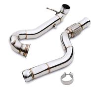 Gravity Performance Tubo di scarico decat da 7,6 cm compatibile con Mercedes W176 A45 AMG 2013-2018 Performance De Cat Downpipe