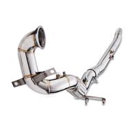 GRAVITY TUBO SCARICO INOX 3" PER VOLKSWAGEN VW GOLF R VII 7 2.0 2013-2020